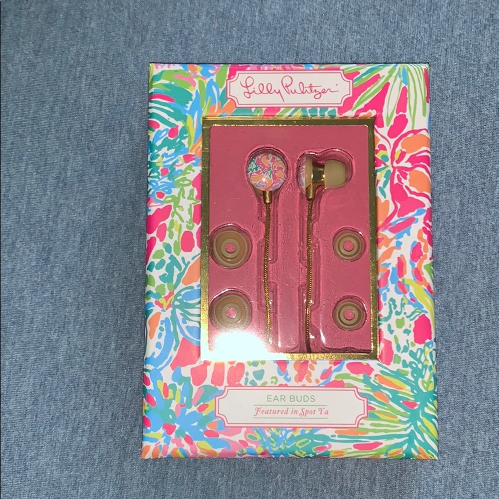 Lily Pulitzer new ear buds
